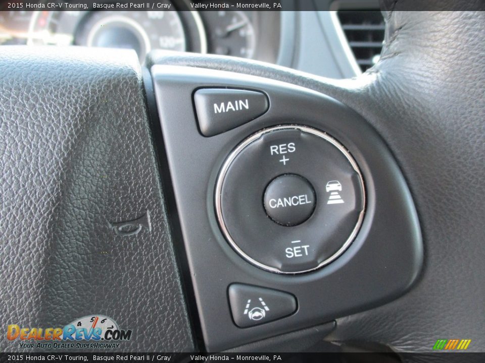 2015 Honda CR-V Touring Basque Red Pearl II / Gray Photo #18