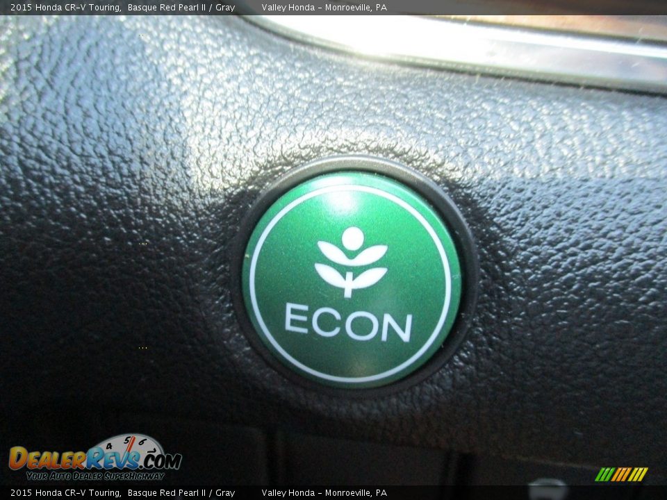 2015 Honda CR-V Touring Basque Red Pearl II / Gray Photo #19