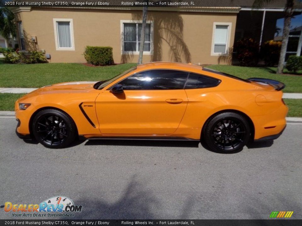 Orange Fury 2018 Ford Mustang Shelby GT350 Photo #3