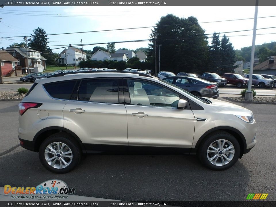 2018 Ford Escape SE 4WD White Gold / Charcoal Black Photo #4