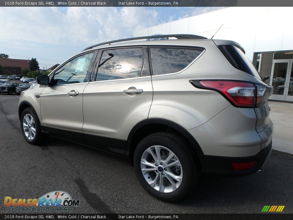 2018 Ford Escape SEL 4WD White Gold / Charcoal Black Photo #8