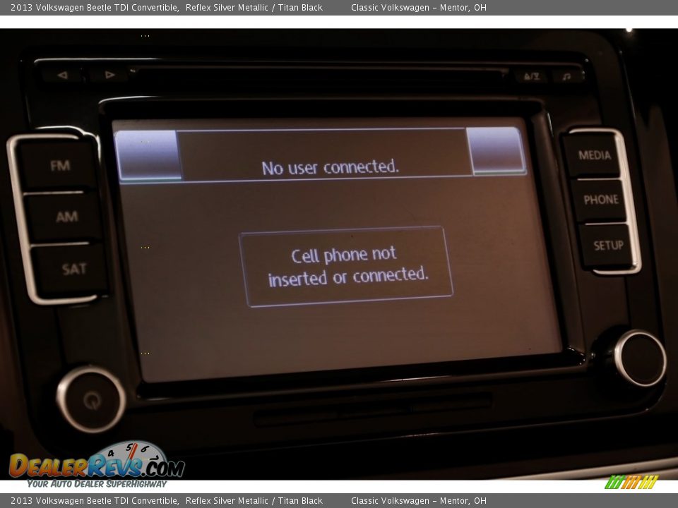 2013 Volkswagen Beetle TDI Convertible Reflex Silver Metallic / Titan Black Photo #17