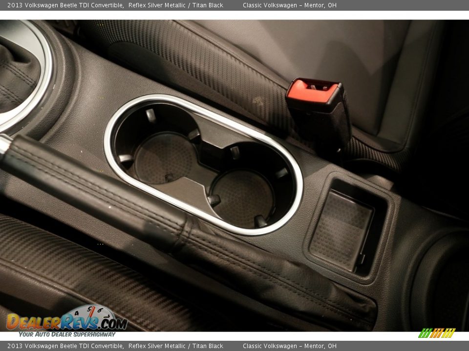 2013 Volkswagen Beetle TDI Convertible Reflex Silver Metallic / Titan Black Photo #20