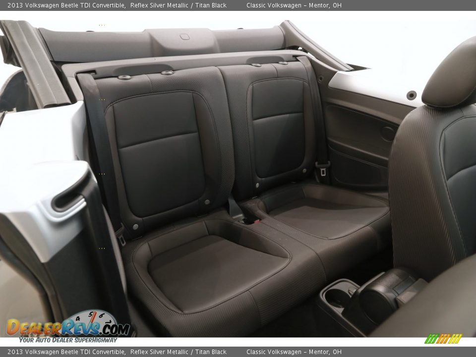 2013 Volkswagen Beetle TDI Convertible Reflex Silver Metallic / Titan Black Photo #22