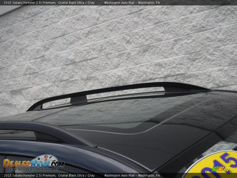 2015 Subaru Forester 2.5i Premium Crystal Black Silica / Gray Photo #4