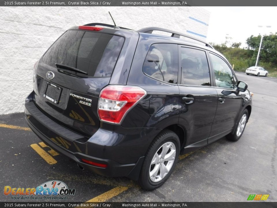 2015 Subaru Forester 2.5i Premium Crystal Black Silica / Gray Photo #9