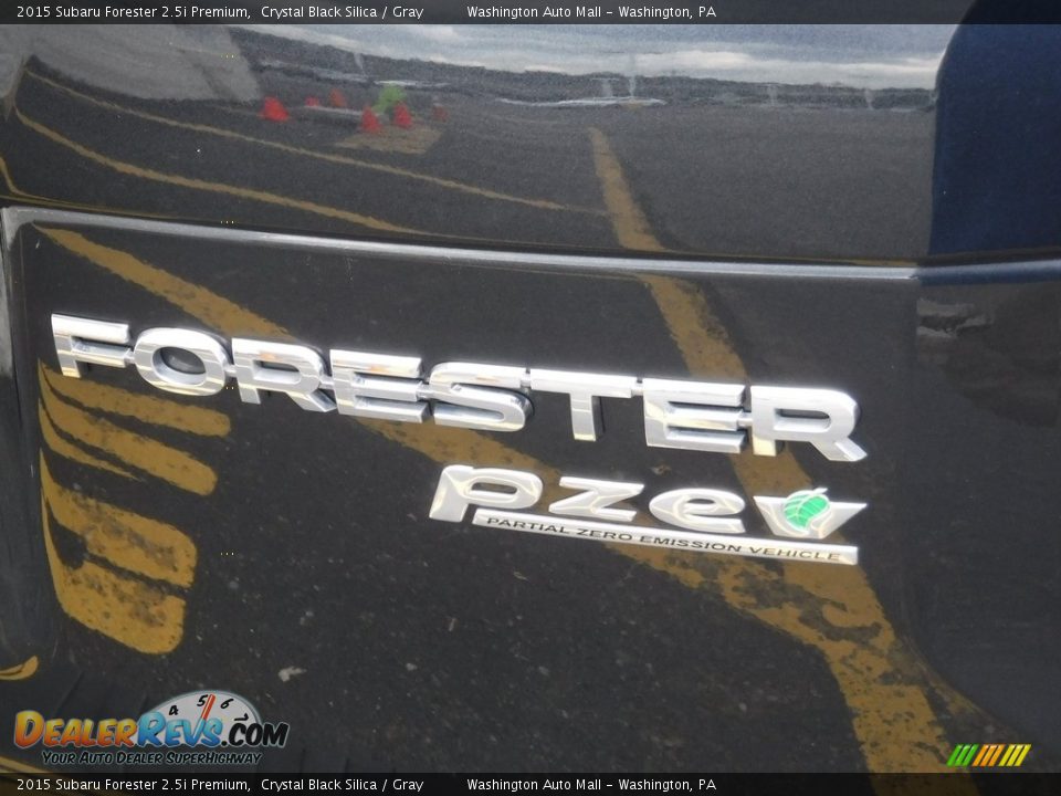 2015 Subaru Forester 2.5i Premium Crystal Black Silica / Gray Photo #10