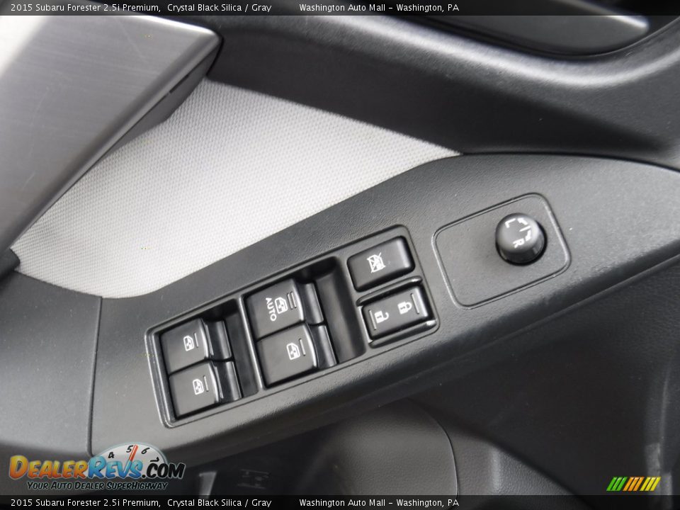 2015 Subaru Forester 2.5i Premium Crystal Black Silica / Gray Photo #15