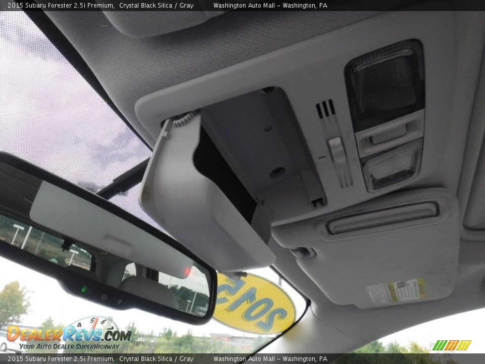 2015 Subaru Forester 2.5i Premium Crystal Black Silica / Gray Photo #21
