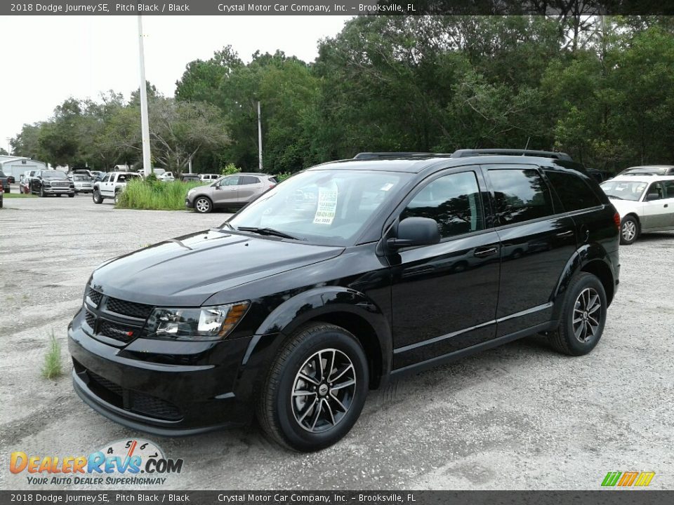 2018 Dodge Journey SE Pitch Black / Black Photo #1