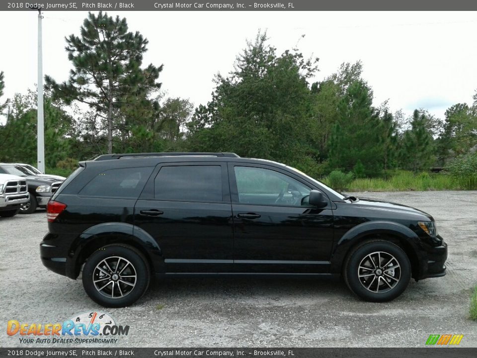 2018 Dodge Journey SE Pitch Black / Black Photo #6