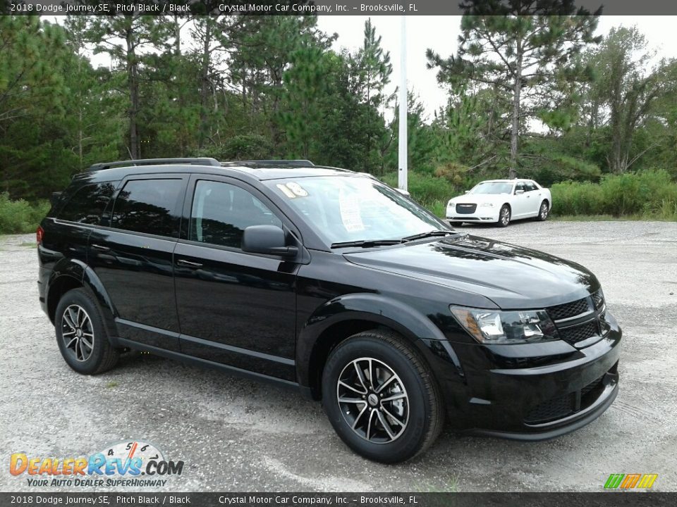 2018 Dodge Journey SE Pitch Black / Black Photo #7