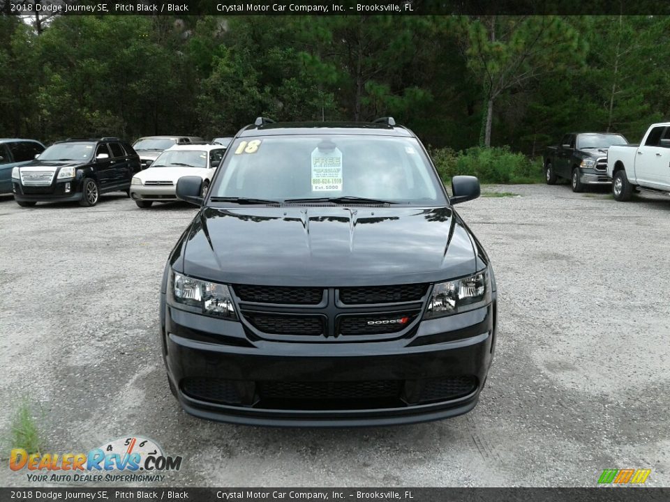 2018 Dodge Journey SE Pitch Black / Black Photo #8