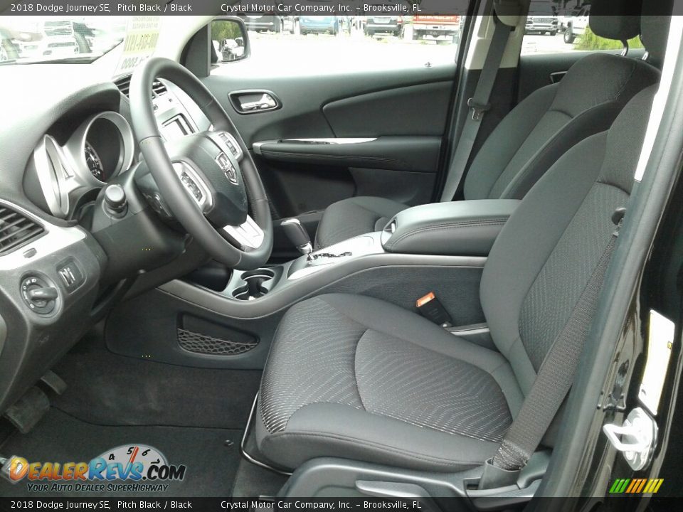 2018 Dodge Journey SE Pitch Black / Black Photo #9