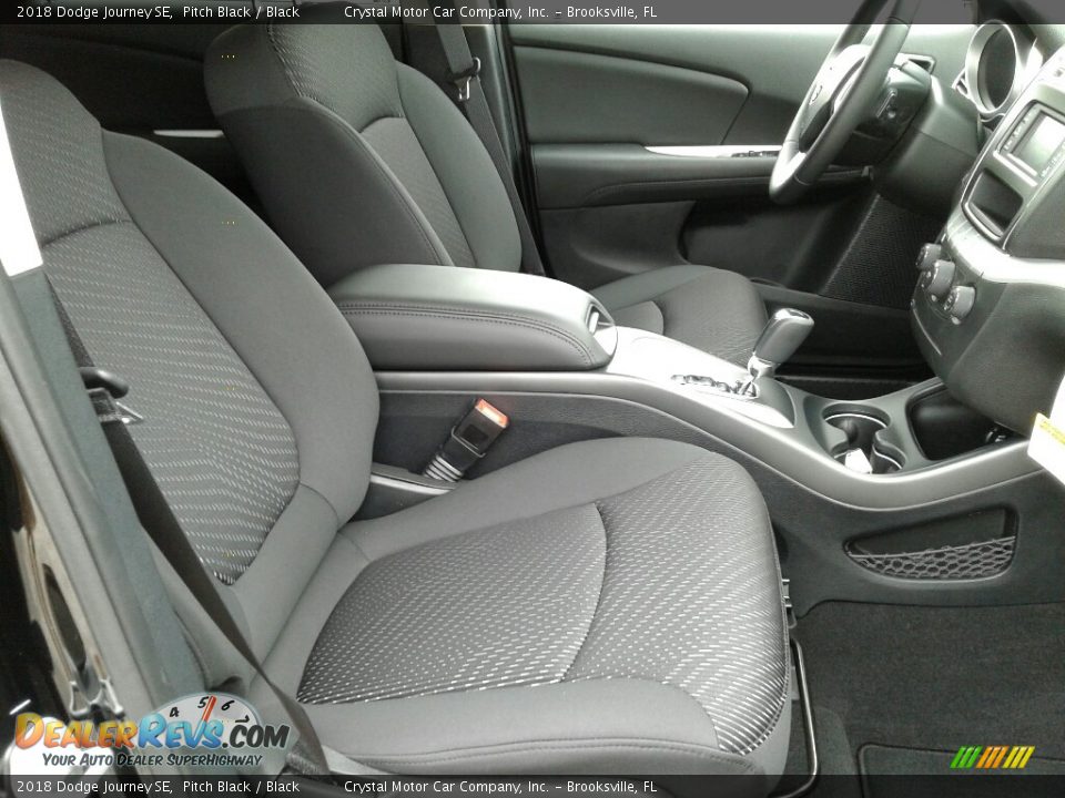 2018 Dodge Journey SE Pitch Black / Black Photo #12