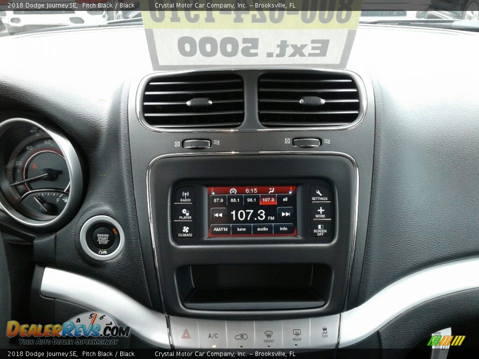 2018 Dodge Journey SE Pitch Black / Black Photo #15