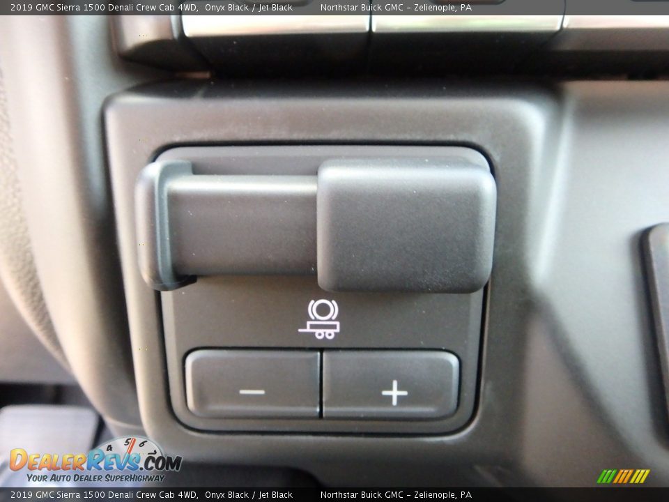 2019 GMC Sierra 1500 Denali Crew Cab 4WD Onyx Black / Jet Black Photo #18