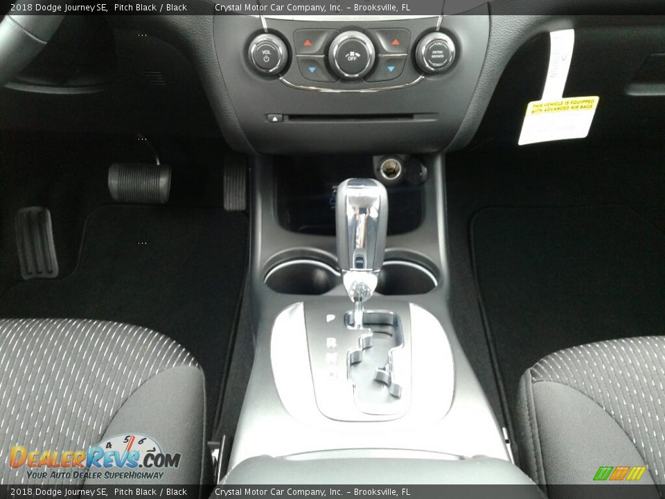 2018 Dodge Journey SE Pitch Black / Black Photo #16