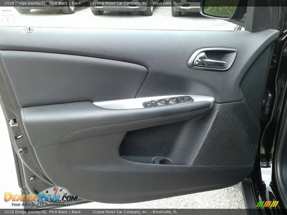 2018 Dodge Journey SE Pitch Black / Black Photo #17