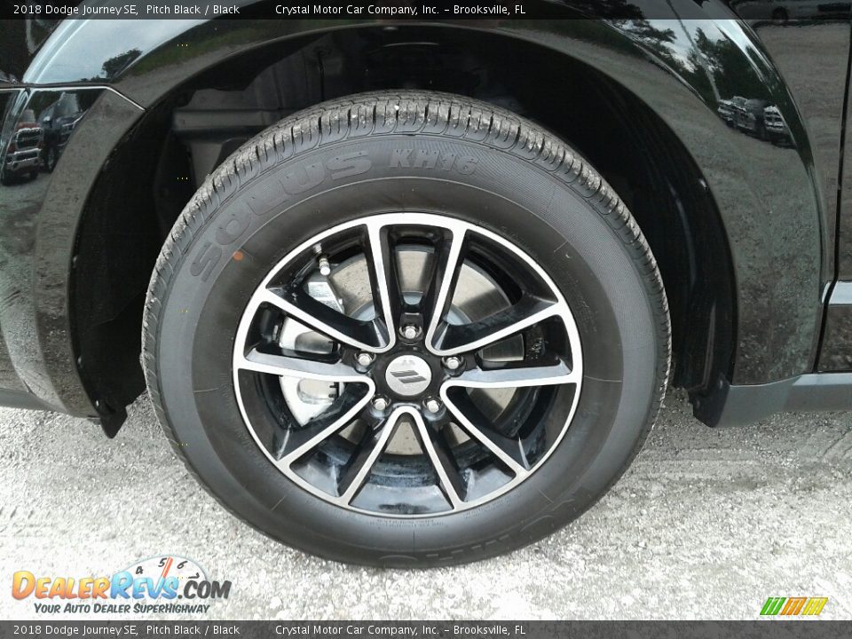 2018 Dodge Journey SE Pitch Black / Black Photo #20