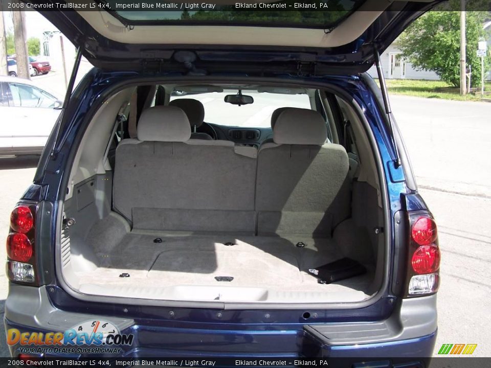 2008 Chevrolet TrailBlazer LS 4x4 Imperial Blue Metallic / Light Gray Photo #8