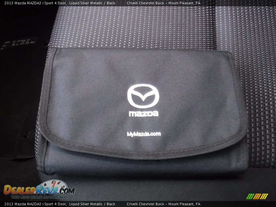 2013 Mazda MAZDA3 i Sport 4 Door Liquid Silver Metallic / Black Photo #25
