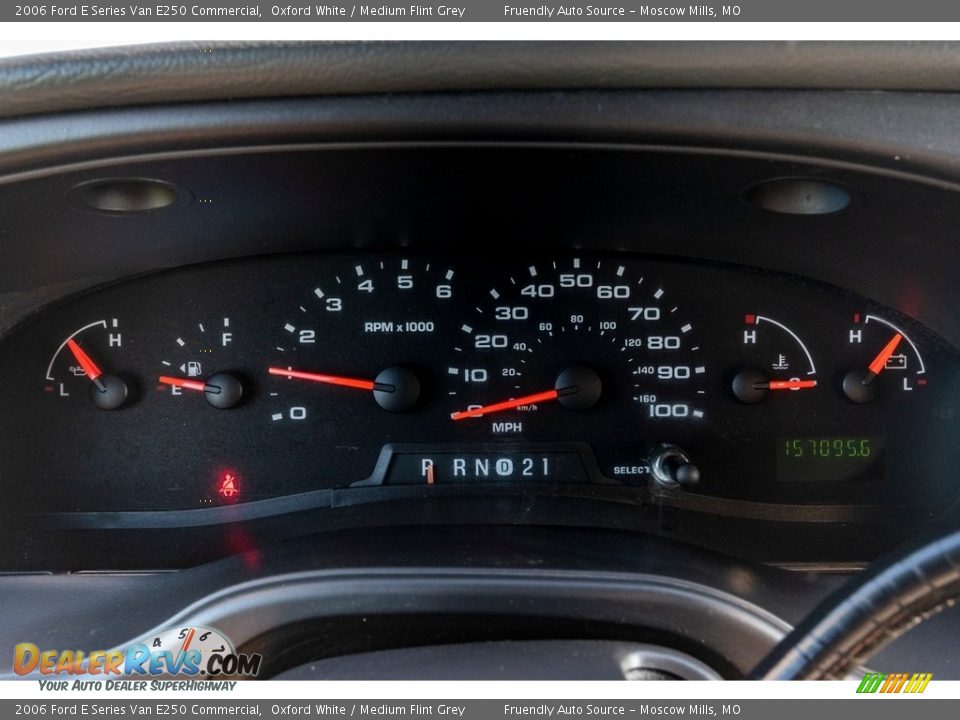 2006 Ford E Series Van E250 Commercial Oxford White / Medium Flint Grey Photo #35