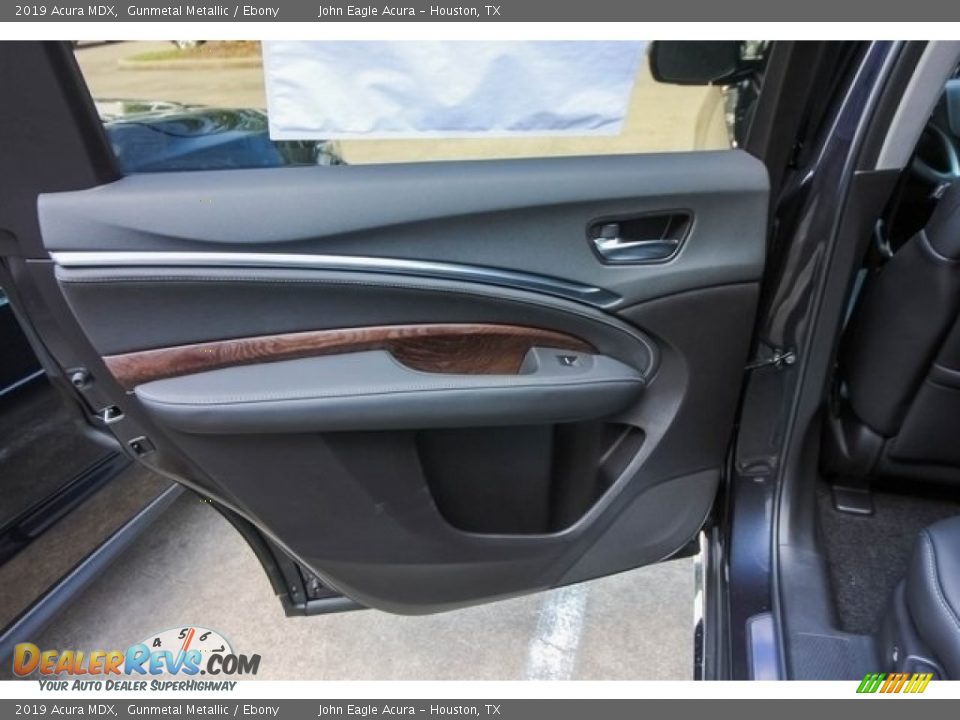 2019 Acura MDX Gunmetal Metallic / Ebony Photo #21