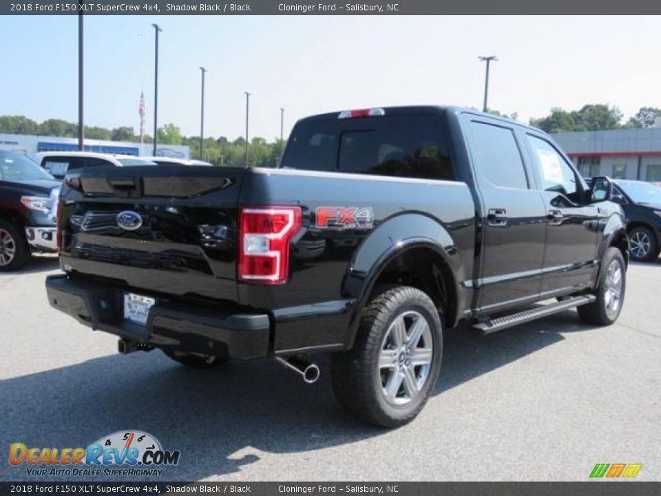 2018 Ford F150 XLT SuperCrew 4x4 Shadow Black / Black Photo #23