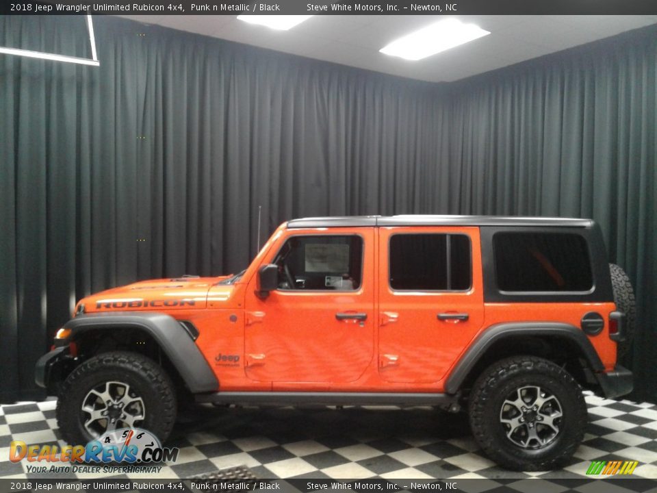 2018 Jeep Wrangler Unlimited Rubicon 4x4 Punk n Metallic / Black Photo #1
