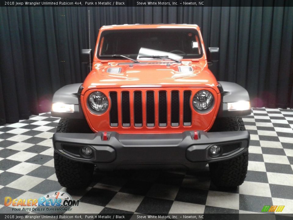 2018 Jeep Wrangler Unlimited Rubicon 4x4 Punk n Metallic / Black Photo #3