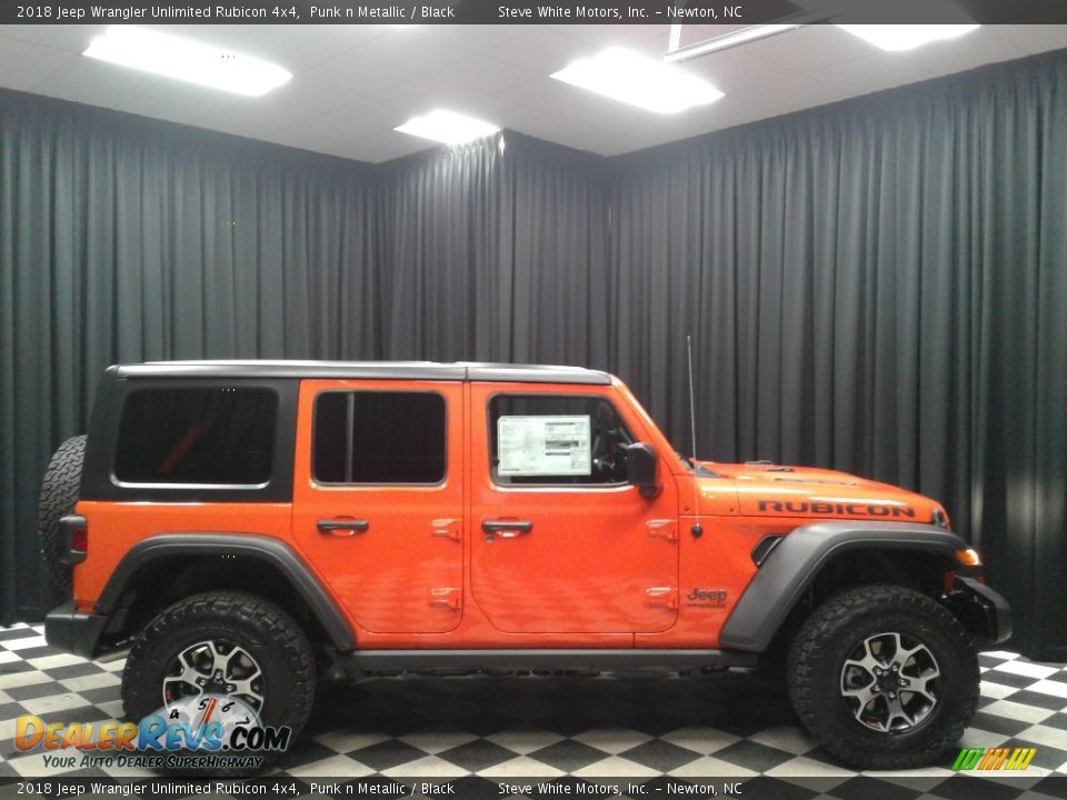 2018 Jeep Wrangler Unlimited Rubicon 4x4 Punk n Metallic / Black Photo #5