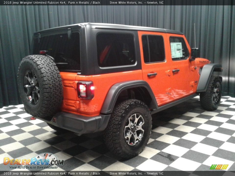 2018 Jeep Wrangler Unlimited Rubicon 4x4 Punk n Metallic / Black Photo #6