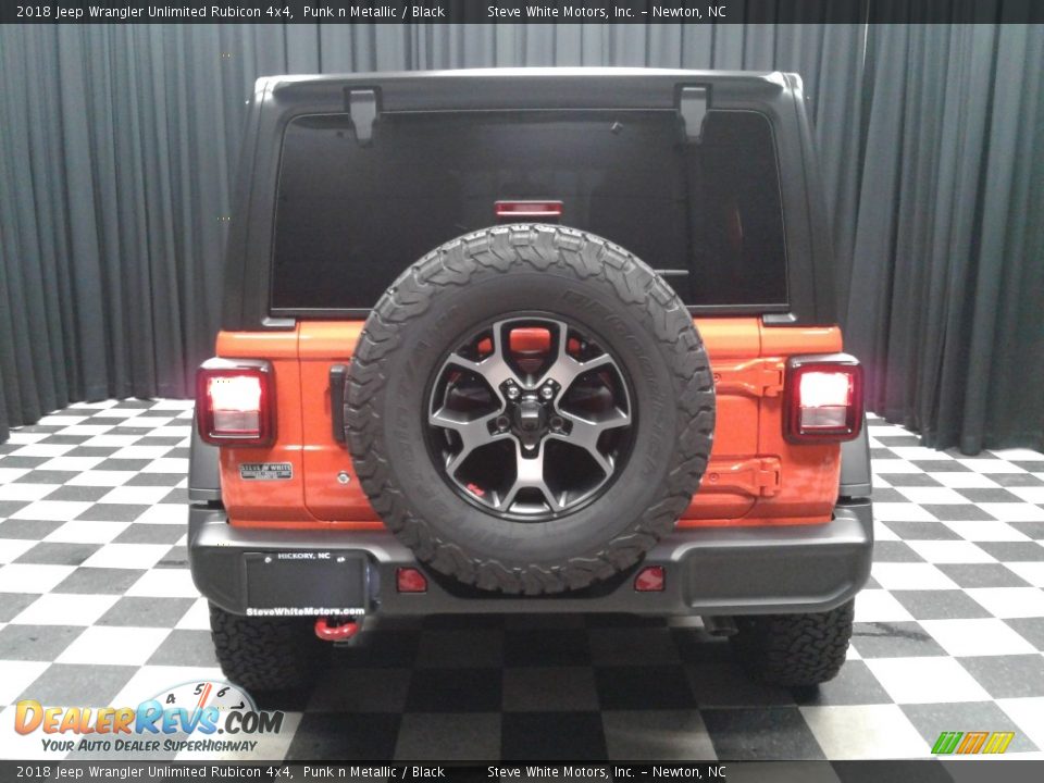 2018 Jeep Wrangler Unlimited Rubicon 4x4 Punk n Metallic / Black Photo #7