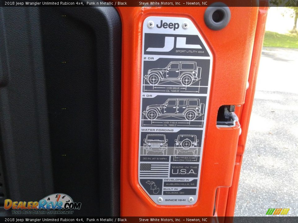 2018 Jeep Wrangler Unlimited Rubicon 4x4 Punk n Metallic / Black Photo #15