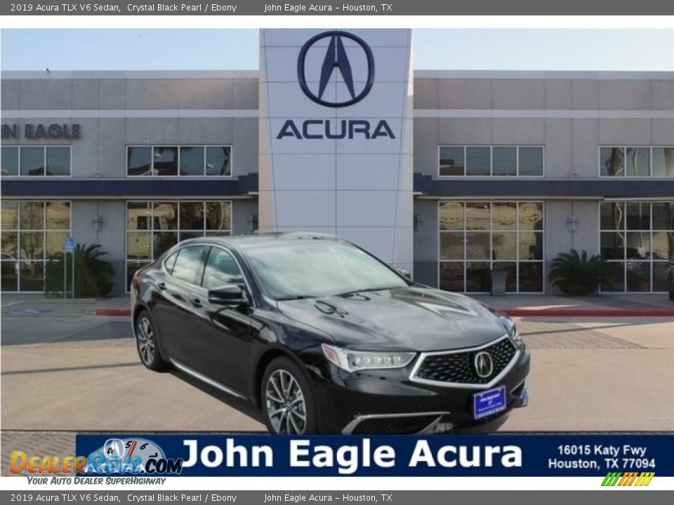 2019 Acura TLX V6 Sedan Crystal Black Pearl / Ebony Photo #1