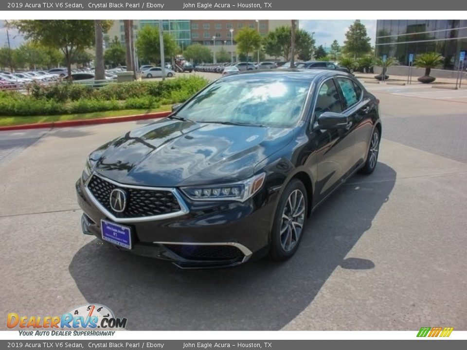 2019 Acura TLX V6 Sedan Crystal Black Pearl / Ebony Photo #3