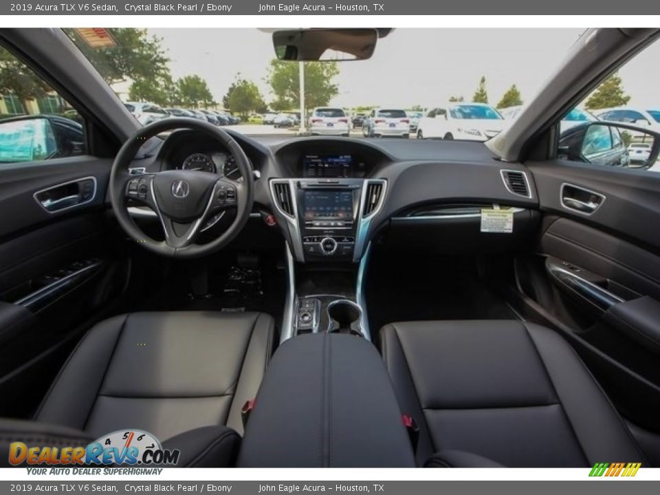 2019 Acura TLX V6 Sedan Crystal Black Pearl / Ebony Photo #9