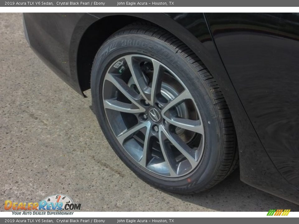 2019 Acura TLX V6 Sedan Crystal Black Pearl / Ebony Photo #12