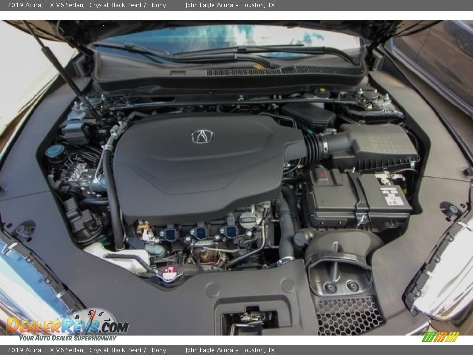 2019 Acura TLX V6 Sedan Crystal Black Pearl / Ebony Photo #27