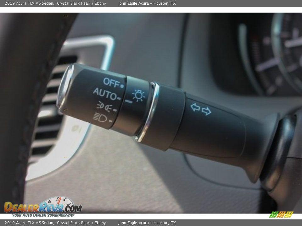 2019 Acura TLX V6 Sedan Crystal Black Pearl / Ebony Photo #34