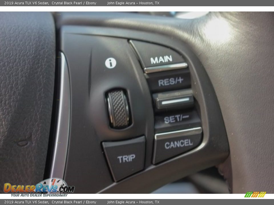 2019 Acura TLX V6 Sedan Crystal Black Pearl / Ebony Photo #36