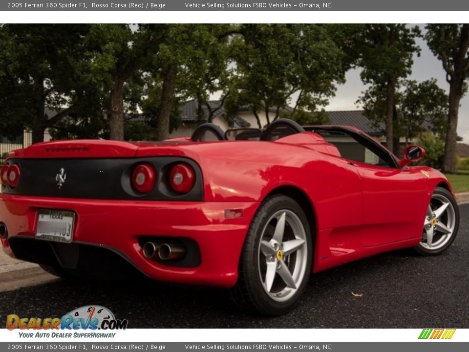 2005 Ferrari 360 Spider F1 Rosso Corsa (Red) / Beige Photo #3