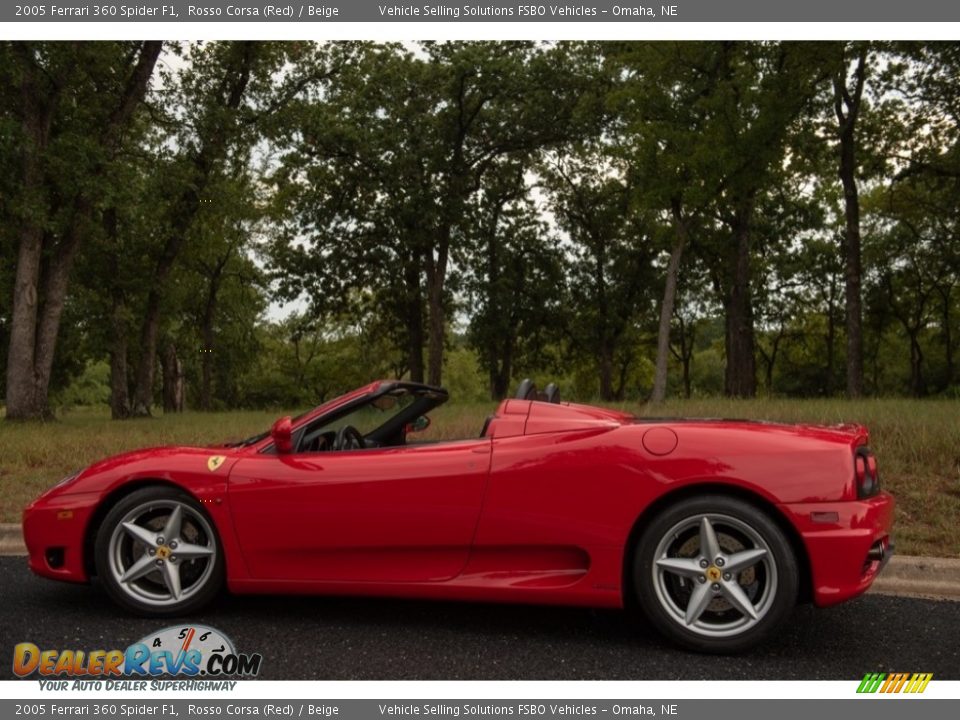 2005 Ferrari 360 Spider F1 Rosso Corsa (Red) / Beige Photo #7