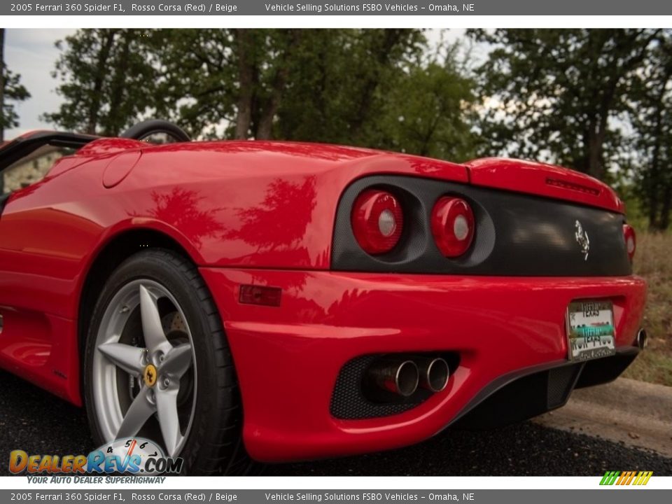 2005 Ferrari 360 Spider F1 Rosso Corsa (Red) / Beige Photo #9