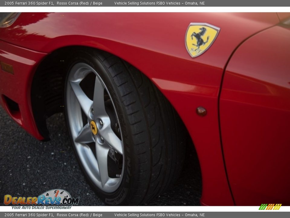 2005 Ferrari 360 Spider F1 Rosso Corsa (Red) / Beige Photo #11