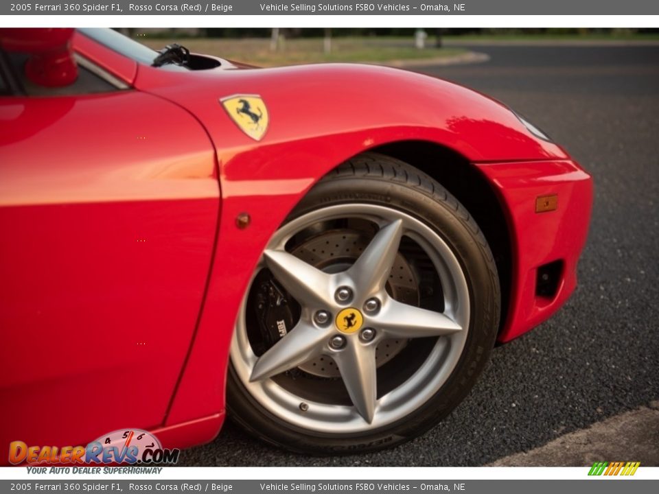 2005 Ferrari 360 Spider F1 Rosso Corsa (Red) / Beige Photo #12