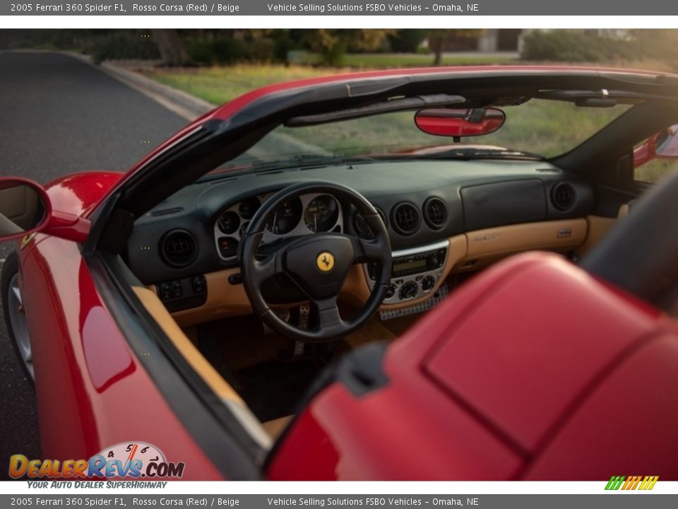 2005 Ferrari 360 Spider F1 Rosso Corsa (Red) / Beige Photo #18