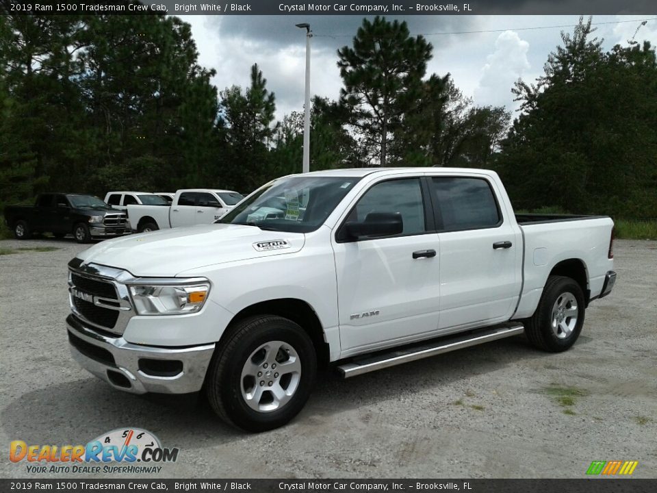 2019 Ram 1500 Tradesman Crew Cab Bright White / Black Photo #1