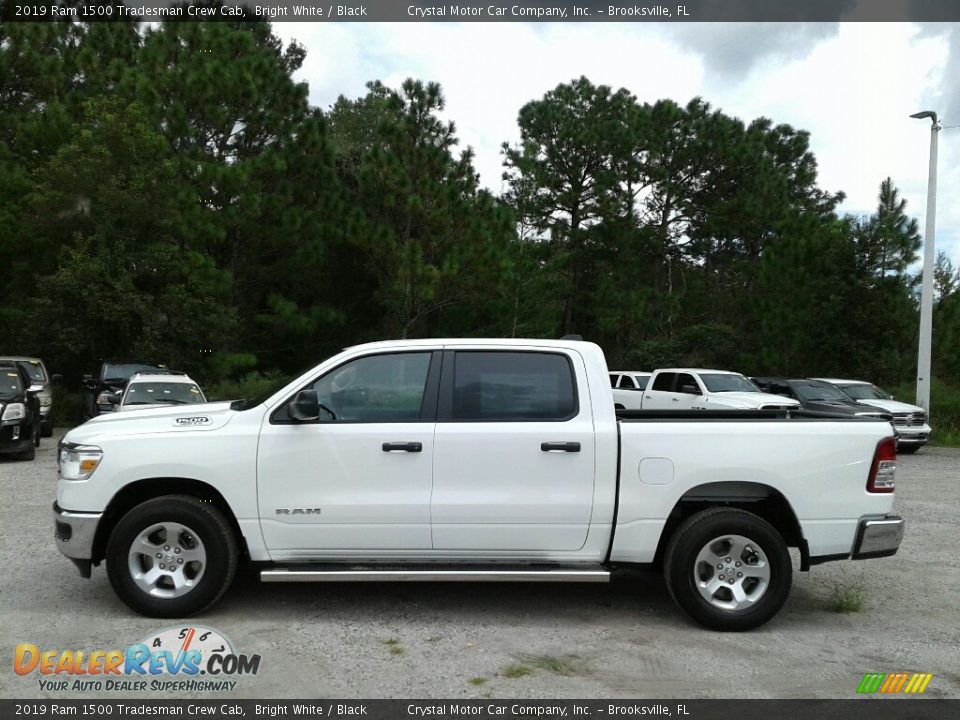 2019 Ram 1500 Tradesman Crew Cab Bright White / Black Photo #2